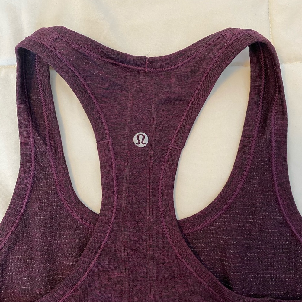 Lulu plum tank top